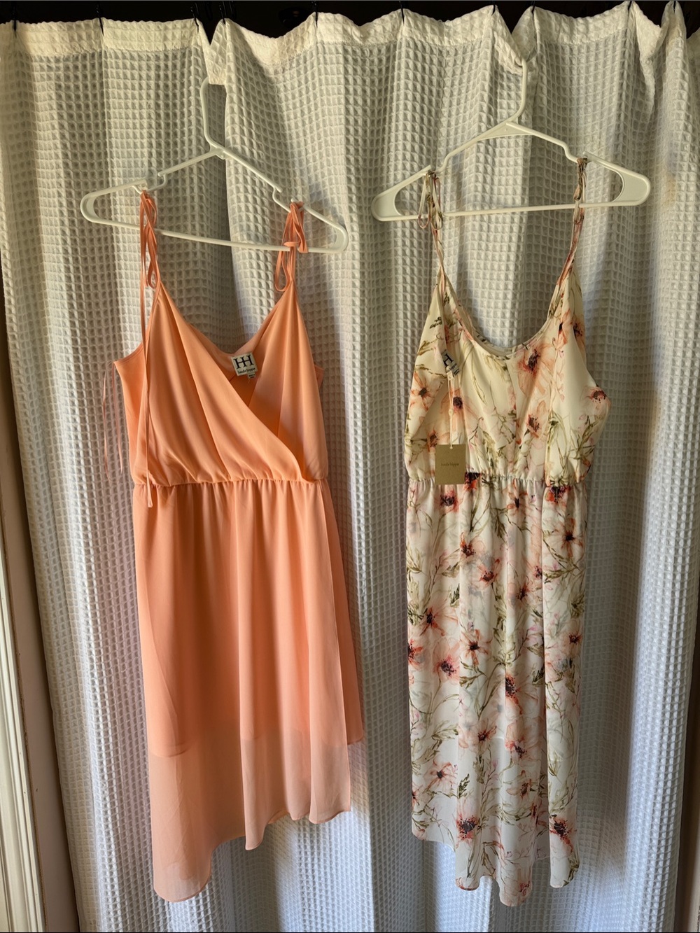 Two for One - Haute Hippie Peach Dress and Floral Dress